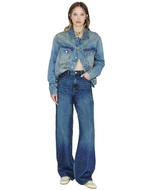Dr. Denim Donna High Relaxed Jeans - Blue