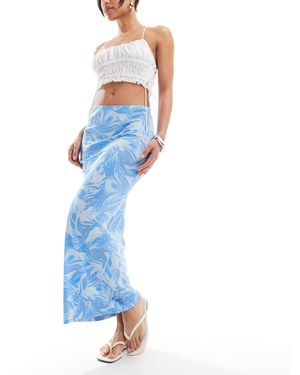 Monki Midi Skirt - Blue