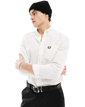 Fred Perry Oxford Overhemd - Wit