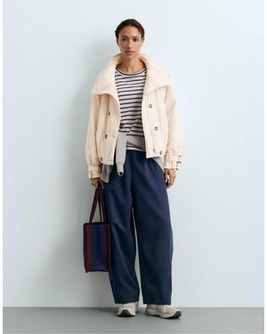 Oysho Fellex® aerogel kurze steppjacke mit ballonform - Blau