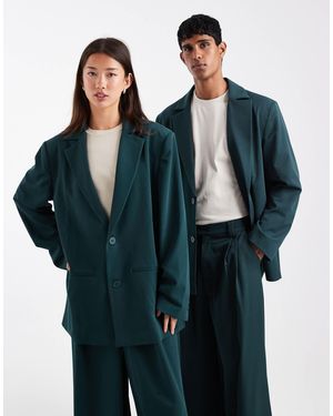 Collusion Unisex – oversize-blazer - Blau