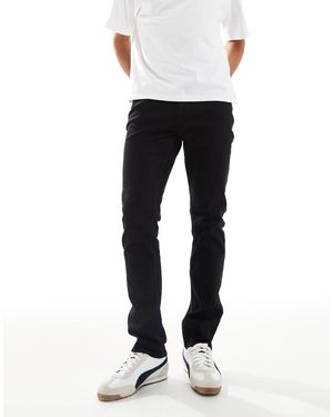 New Look – eng anliegende jeans - Schwarz