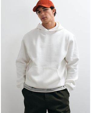 ASOS Essentials Relaxed Hoodie - White
