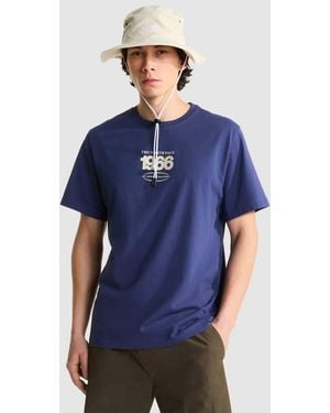 The North Face M Track Relaxed Ss Tee - Blue
