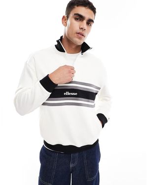 Ellesse Cossoine 1/4 Zip Top - White