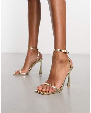 SIMMI Simmi London Apple Barely There Heeled Sandals - White