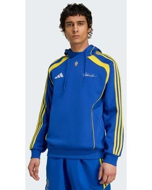 adidas Originals Juventus Vialli Pack Doubleknit Hoodie - Blue