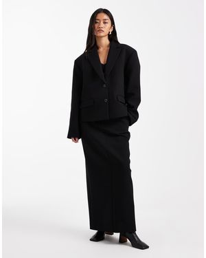 ASOS Tailored Column Skirt - Black