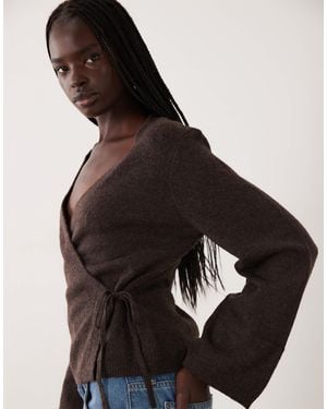 Jdy Wrap Knit Cardigan - Black