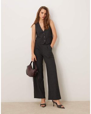 Jdy Broek Met Wijde Pijpen - Grijs