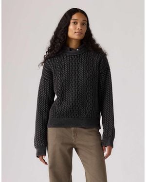 Levi's – leilah – pullover - Schwarz