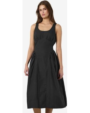 Noisy May Vestido Midi - Negro