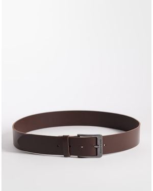 Jack & Jones Leather Belt - Brown