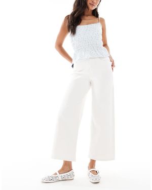 JJXX Denim Culottes - White