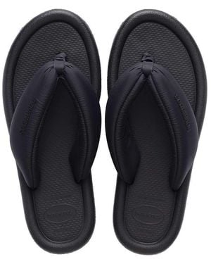 Havaianas Maxi-puff Boho Flip Flops - Blue