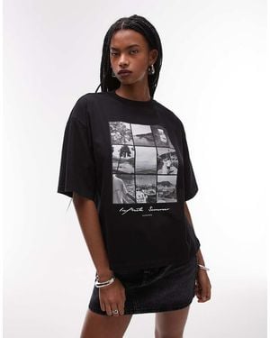 AllSaints Film Amelie Tee - Black