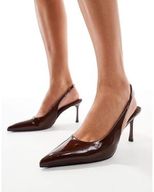 SIMMI Simmi London Laylin Low Heeled Court Shoe - Brown