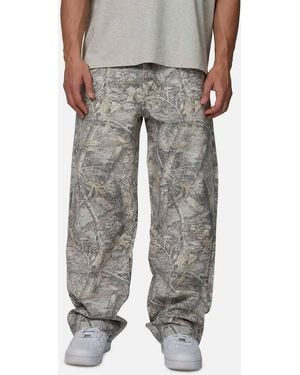 Good For Nothing Vaqueros Holgados Con Estampado De Camuflaje Woodland-Neutro - Gris