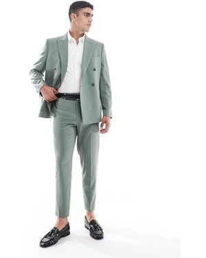 ASOS Tapered Suit Trousers - Blue