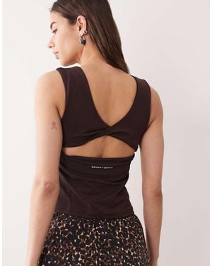 Sweaty Betty All Day Twist Back Bra Tank - Black