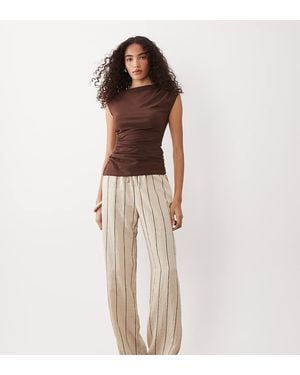 JDY Tall Wide Leg Trouser - Natural