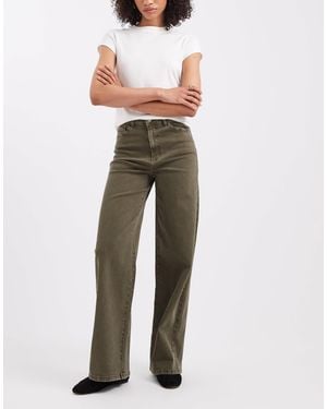 Pieces Selma high-waist wide-leg-jeans - Mehrfarbig