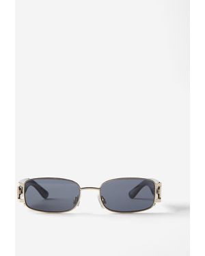 Cotton On Harriet Metal Sunglasses - Blue