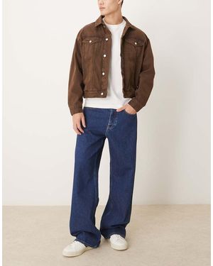 Calvin Klein Jeans Ampi Lavaggio Scuro Anni '90 - Blu
