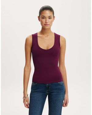 Cotton On Hold Me V Neck Tank - Red
