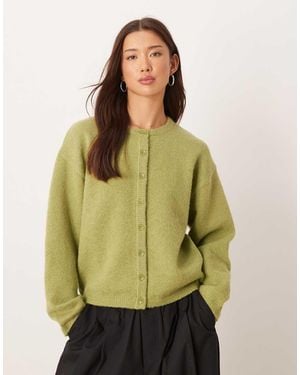 ASOS Lightweight Relaxed Cardigan - Green