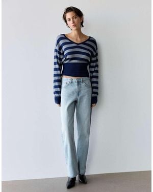 Pull&Bear Straight-leg Jeans - Blue