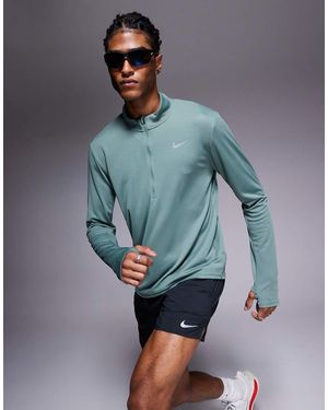 Nike Dri-fit Pacer Long Sleeve Top - Blue