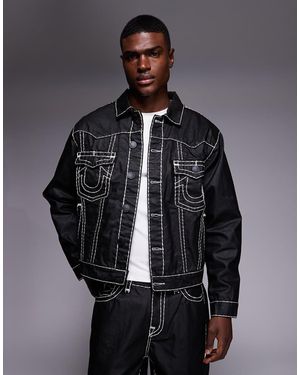 TRUE RELIGION Oversized Super T Jacket Co-Ord - Grey