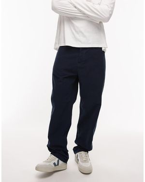 Element Relaxed Fit 5 Pocket Corduroy Trousers - Blue