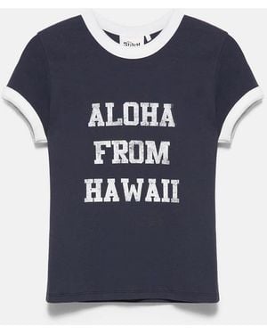 Pull&Bear Lilo & Stitch Regular T-shirt - Blue