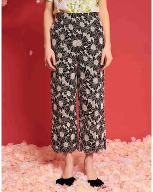 Sister Jane Dream Flower Embroidered Trouser Co-Ord - Pink