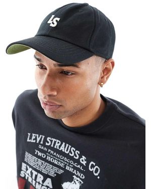 Levi's Monogram Twill Baseball Cap - Blue