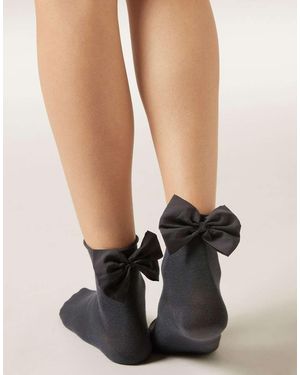 Calzedonia Bow Socks - Black
