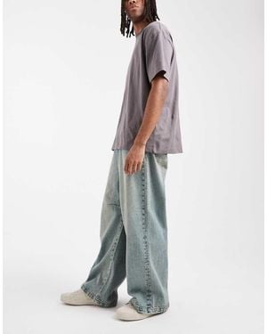ASOS Loose Jeans With Darts - Blue