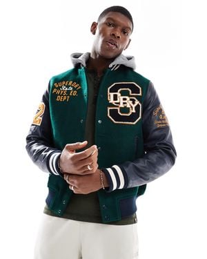 Superdry – bomberjacke - Grau