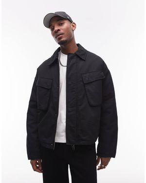 TOPMAN – harrington-jacke - Blau