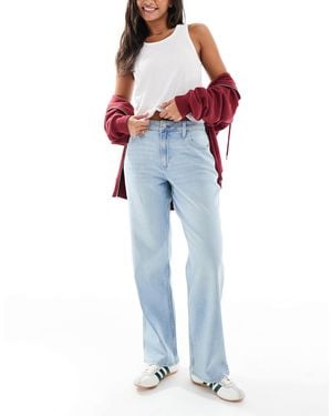 Hollister High Rise Curvy Dad Jeans - Blue