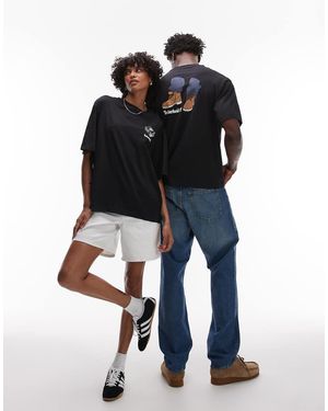Timberland My 6" Boots Backprint Oversized T-Shirt - Blue