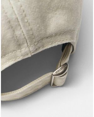 Pull&Bear Cap Met Gouden Kustlijn - Grijs