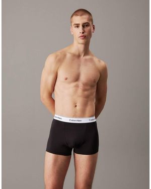 Calvin Klein Icon Cotton Stretch 3 Pack Darted Trunk - Grey