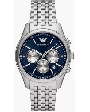 Emporio Armani Chronograph, Stainless Steel Watch, Ar11582 - Blue