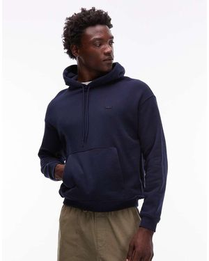 Lacoste Tonal Logo Hoodie - Blue