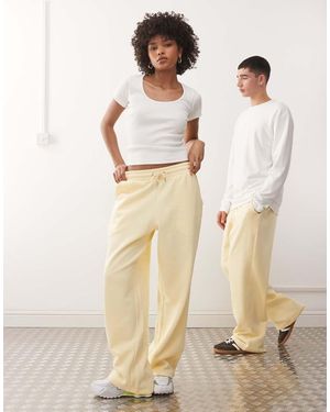 Collusion Uniseks Joggingbroek Met Ruimvallende Pasvorm - Naturel