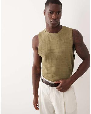 ASOS Heavyweight Regular Fit Tank - Green