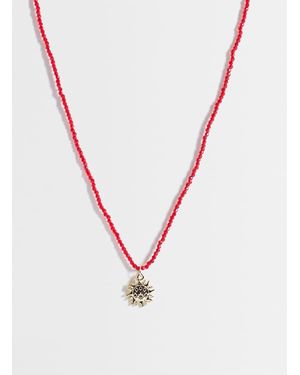 ONLY Collar Con Colgante De Sol - Blanco
